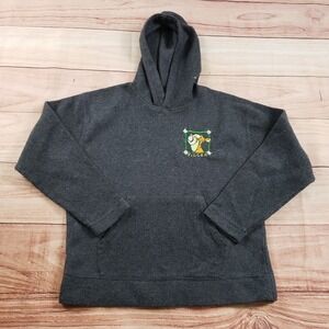 VINTAGE Disney Sweater Womens Large Gray Whinnie The Pooh Fleece Tigger Ladies *